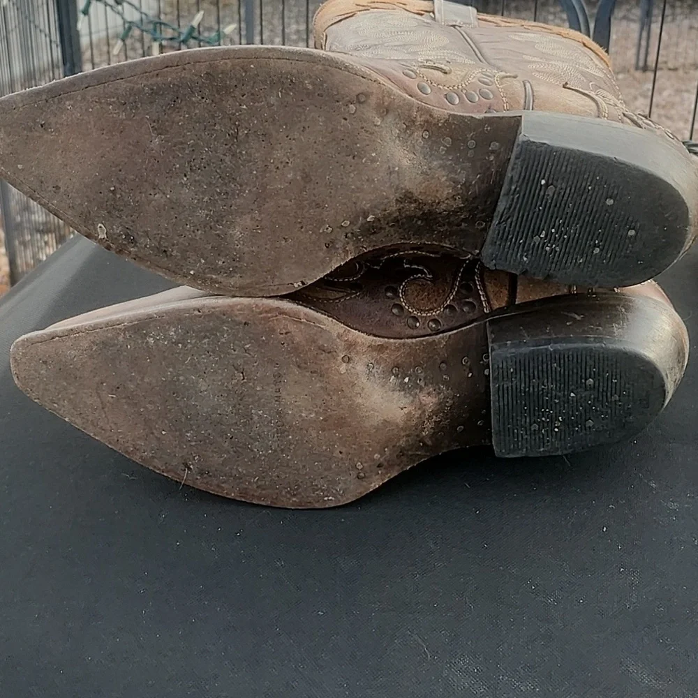 Matisse Marfa All Leather Western Cowboy Boots Size 9M - Picture 10 of 14